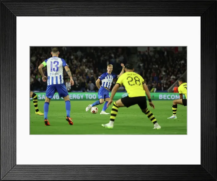 Framed Print : Brighton & Hove Albion vs AEK Athens: Europa League Group B Clash - September 21, 2023 Framed Print : Brighton & Hove Albion vs AEK Athens: Europa League Group B Clash - September 21, 2023