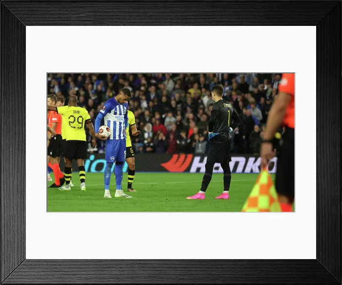 Framed Print : Europa League Showdown: Brighton & Hove Albion vs AEK Athens at the Amex (21SEP23) Framed Print : Europa League Showdown: Brighton & Hove Albion vs AEK Athens at the Amex (21SEP23)