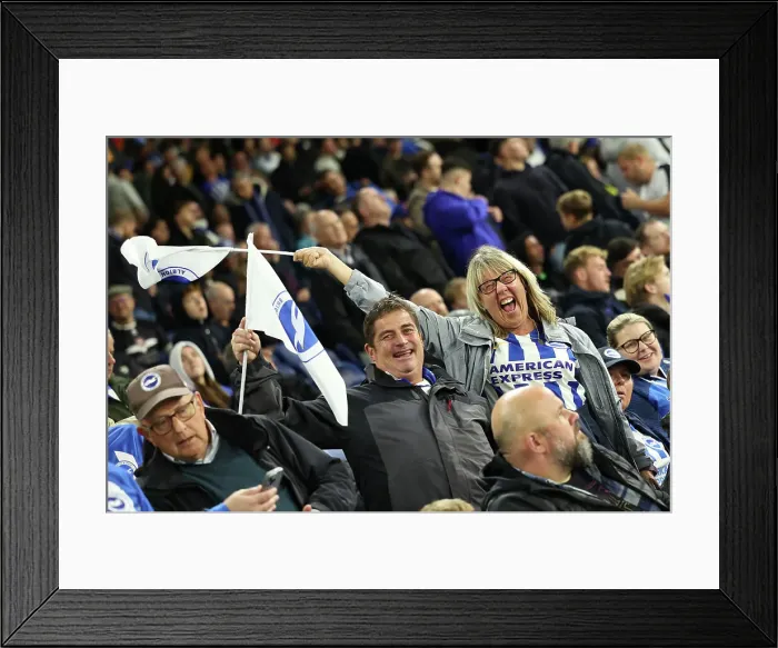 Framed Print : Brighton & Hove Albion vs AEK Athens: Europa League Battle, September 21, 2023