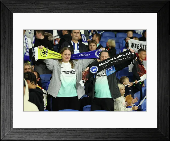 Framed Print : Brighton & Hove Albion vs. AEK Athens: Europa League Battle, September 21, 2023