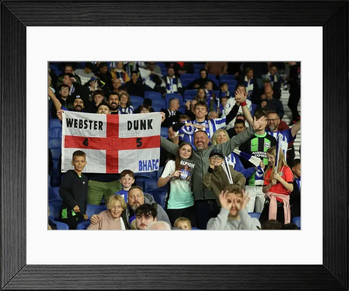 Framed Print : Brighton & Hove Albion vs AEK Athens: Europa League Group B Clash - September 21, 2023 Framed Print : Brighton & Hove Albion vs AEK Athens: Europa League Group B Clash - September 21, 2023
