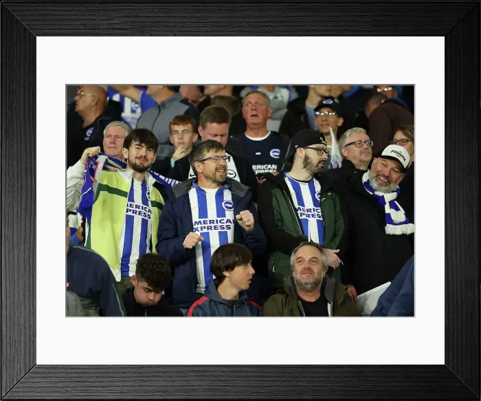 Framed Print : Brighton & Hove Albion vs AEK Athens: Europa League Battle at the Amex - September 21, 2023 Framed Print : Brighton & Hove Albion vs AEK Athens: Europa League Battle at the Amex - September 21, 2023