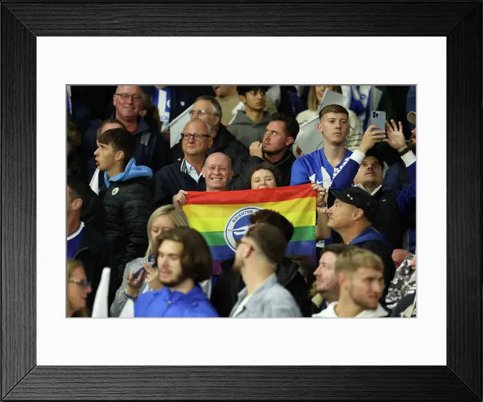 Framed Print : Brighton & Hove Albion vs AEK Athens: Europa League Group B Clash - September 21, 2023 Framed Print : Brighton & Hove Albion vs AEK Athens: Europa League Group B Clash - September 21, 2023