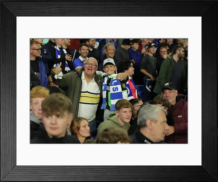 Framed Print : Brighton & Hove Albion vs AEK Athens: UEL Group B Showdown (September 21, 2023) Framed Print : Brighton & Hove Albion vs AEK Athens: UEL Group B Showdown (September 21, 2023)