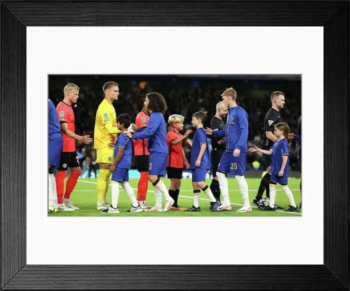 Framed Print : Carabao Cup Showdown: Chelsea vs. Brighton & Hove Albion at Stamford Bridge (September 27, 2023)