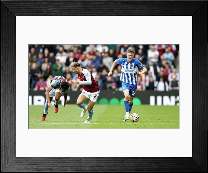 Framed Print : 30SEP23: Premier League Battle – Aston Villa vs. Brighton & Hove Albion at Villa Park