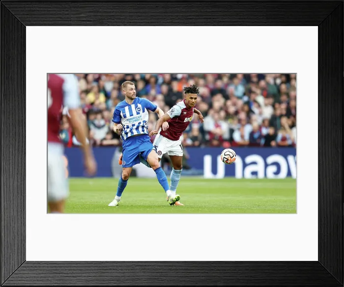 Framed Print : Premier League Showdown: Aston Villa vs. Brighton & Hove Albion (30SEP23) - Thrilling Match Action Framed Print : Premier League Showdown: Aston Villa vs. Brighton & Hove Albion (30SEP23) - Thrilling Match Action