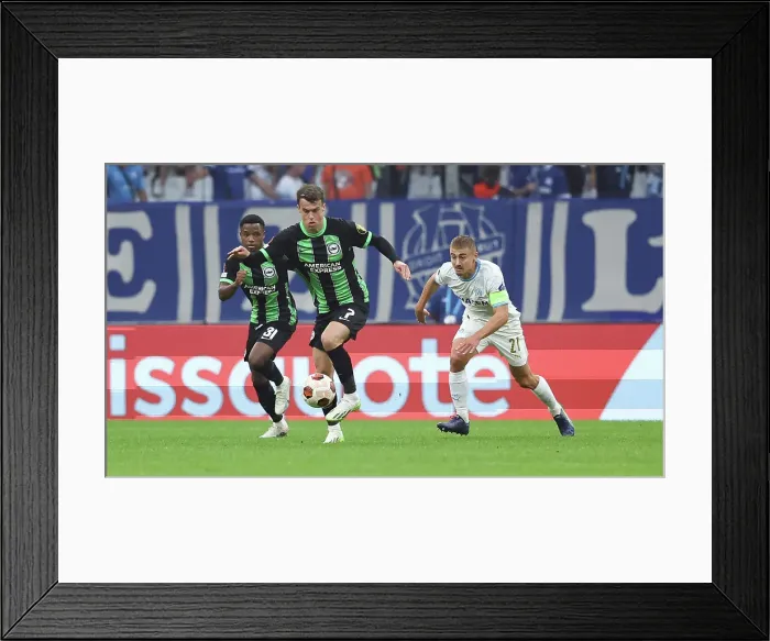 Framed Print : Showdown at Velodrome: Marseille vs. Brighton in Europa League 2023 / 24 (05OCT23) Framed Print : Showdown at Velodrome: Marseille vs. Brighton in Europa League 2023 / 24 (05OCT23)