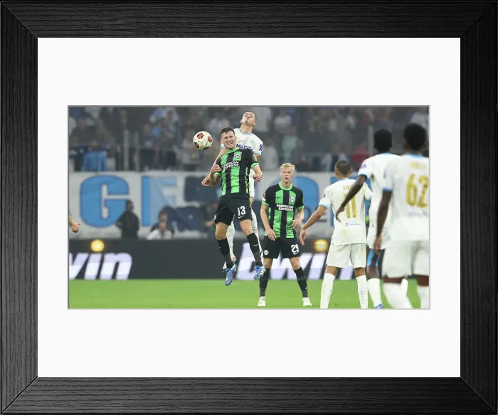 Framed Print : Europa League 2023 / 24: Marseille vs. Brighton - A Thrilling Showdown at Velodrome Stadium (05OCT23) Framed Print : Europa League 2023 / 24: Marseille vs. Brighton - A Thrilling Showdown at Velodrome Stadium (05OCT23)