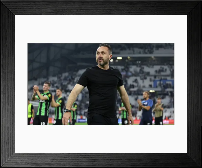 Framed Print : Marseille vs. Brighton and Hove Albion: Europa League Showdown at Velodrome Stadium (05OCT23) Framed Print : Marseille vs. Brighton and Hove Albion: Europa League Showdown at Velodrome Stadium (05OCT23)