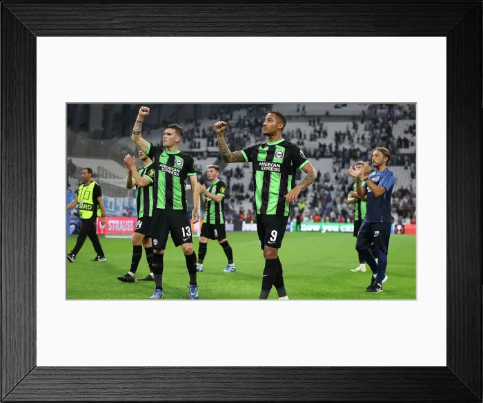 Framed Print : Marseille vs. Brighton and Hove Albion: Europa League Showdown at Velodrome Stadium (5th October 2023)