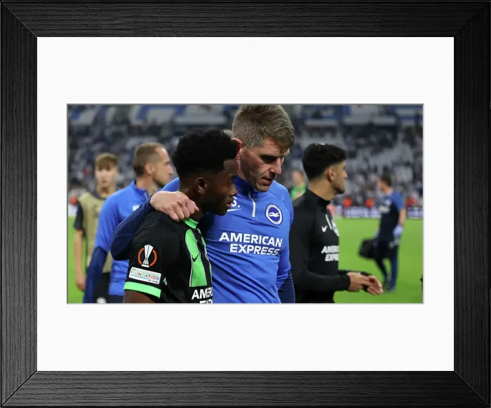 Framed Print : Europa League 2023 / 24: Marseille vs. Brighton - A Thrilling Showdown at Velodrome Stadium (05OCT23) Framed Print : Europa League 2023 / 24: Marseille vs. Brighton - A Thrilling Showdown at Velodrome Stadium (05OCT23)
