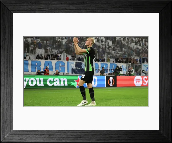 Framed Print : Europa League Showdown: Marseille vs. Brighton and Hove Albion at Velodrome Stadium (5 Oct. 2023) Framed Print : Europa League Showdown: Marseille vs. Brighton and Hove Albion at Velodrome Stadium (5 Oct. 2023)