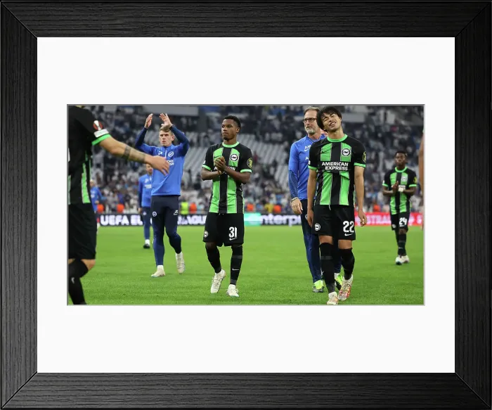 Framed Print : Thrilling Showdown at Velodrome: Marseille vs. Brighton in Europa League 2023 / 24 (05OCT23) Framed Print : Thrilling Showdown at Velodrome: Marseille vs. Brighton in Europa League 2023 / 24 (05OCT23)
