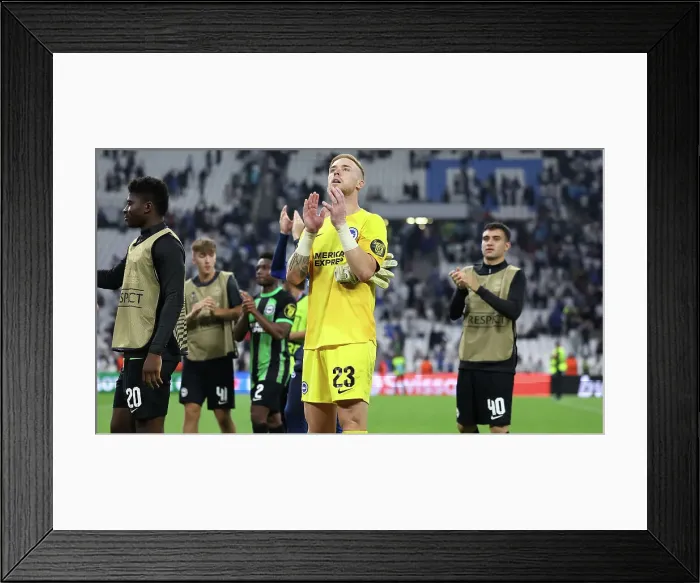 Framed Print : Europa League 2023 / 24: Marseille vs. Brighton - A Thrilling Showdown at Velodrome Stadium (05OCT23) Framed Print : Europa League 2023 / 24: Marseille vs. Brighton - A Thrilling Showdown at Velodrome Stadium (05OCT23)