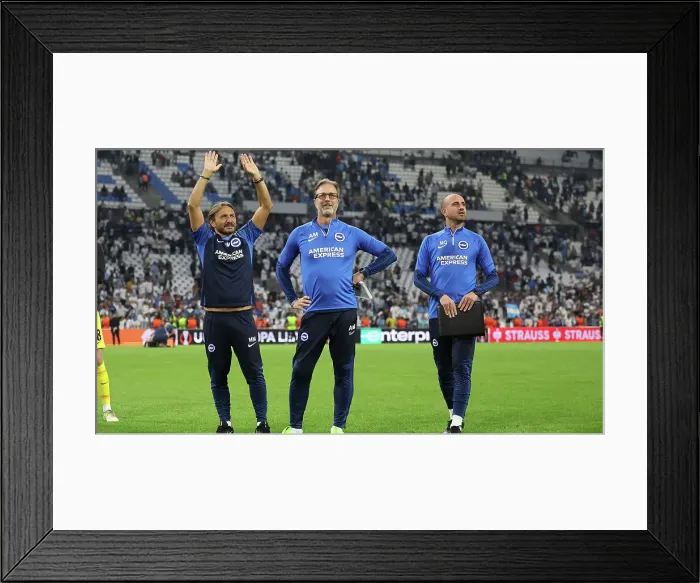 Framed Print : Europa League Clash: Marseille vs. Brighton at Velodrome Stadium (5Oct23) Framed Print : Europa League Clash: Marseille vs. Brighton at Velodrome Stadium (5Oct23)