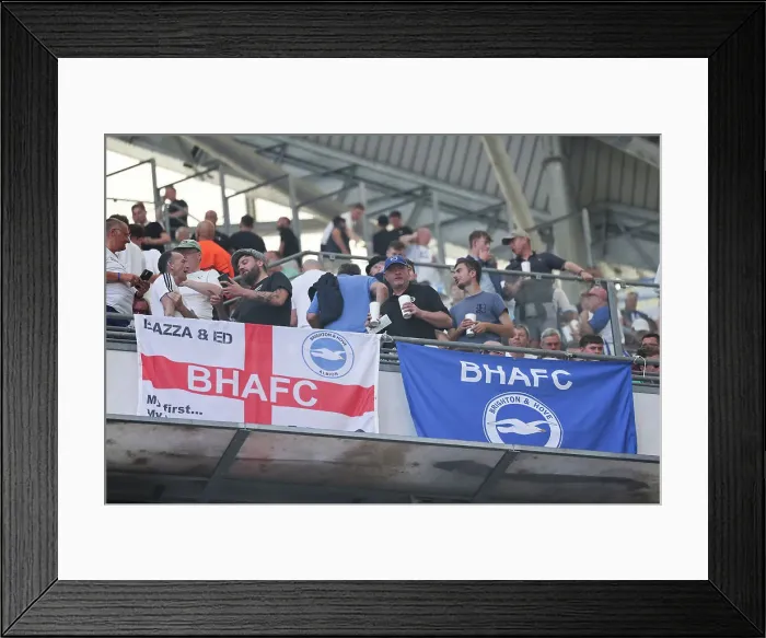 Framed Print : Europa League 2023 / 24: Marseille vs. Brighton - A Thrilling Showdown at Velodrome Stadium (05OCT23)