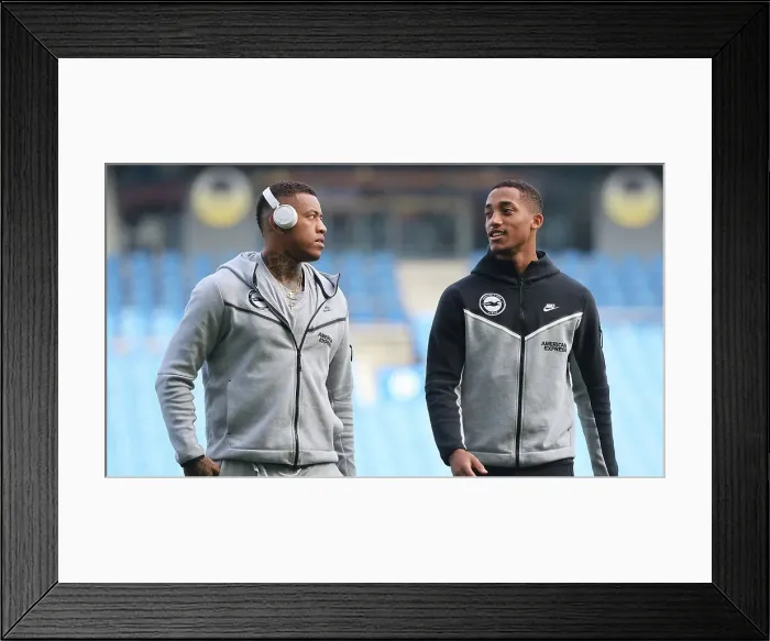 Framed Print : Intense Premier League Showdown: Brighton & Hove Albion vs. Liverpool (08.10.23) Framed Print : Intense Premier League Showdown: Brighton & Hove Albion vs. Liverpool (08.10.23)