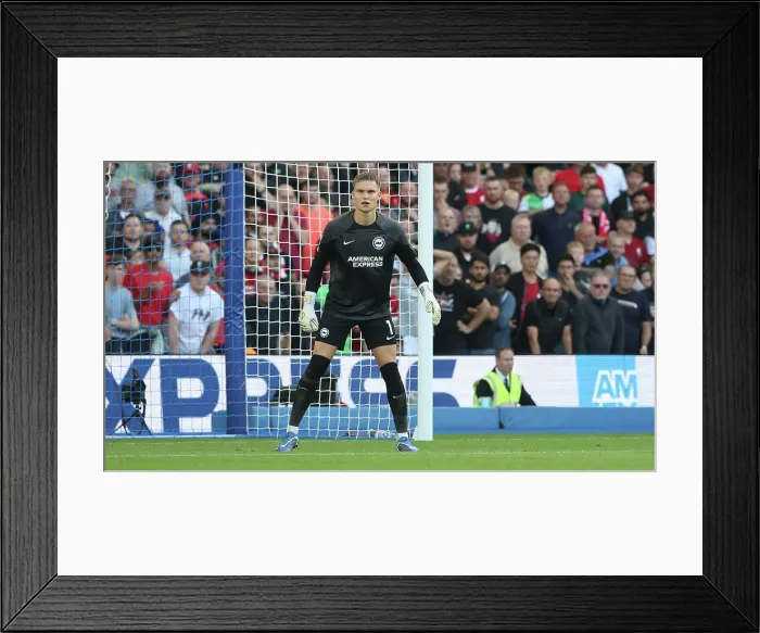 Framed Print : Intense Premier League Showdown: Brighton & Hove Albion vs. Liverpool (08.10.23)