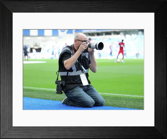 Framed Print : Intense Premier League Showdown: Brighton & Hove Albion vs. Liverpool (08.10.23) Framed Print : Intense Premier League Showdown: Brighton & Hove Albion vs. Liverpool (08.10.23)
