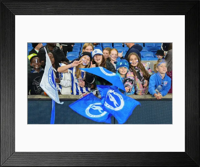 Framed Print : Brighton & Hove Albion Women vs. Tottenham Hotspur Women: A Premier League Showdown at the Amex Stadium (15th October 2023) Framed Print : Brighton & Hove Albion Women vs. Tottenham Hotspur Women: A Premier League Showdown at the Amex Stadium (15th October 2023)