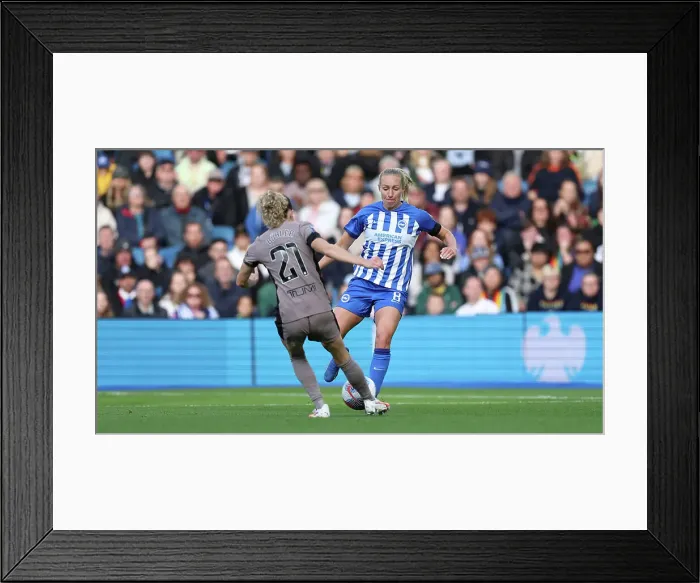 Framed Print : Brighton & Hove Albion vs. Tottenham Hotspur: A Premier League Showdown - Women's Super League Clash at Amex Stadium (15th October 2023) Framed Print : Brighton & Hove Albion vs. Tottenham Hotspur: A Premier League Showdown - Women's Super League Clash at Amex Stadium (15th October 2023)