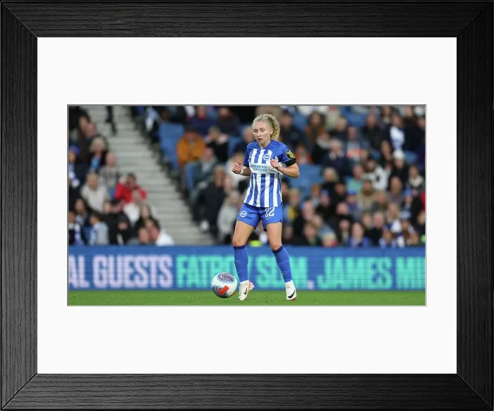 Framed Print : Brighton and Hove Albion Women vs. Tottenham Hotspur Women: A Premier League Showdown at Amex Stadium (15OCT23) Framed Print : Brighton and Hove Albion Women vs. Tottenham Hotspur Women: A Premier League Showdown at Amex Stadium (15OCT23)