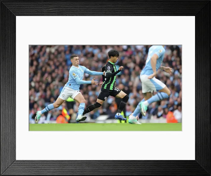 Framed Print : Manchester City vs. Brighton and Hove Albion: A Premier League Showdown at Etihad Stadium - October 2023 (Manchester City 21OCT23) Framed Print : Manchester City vs. Brighton and Hove Albion: A Premier League Showdown at Etihad Stadium - October 2023 (Manchester City 21OCT23)