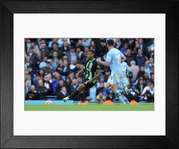 Framed Print : Intense Battle: Manchester City vs. Brighton and Hove Albion (21OCT23) - Premier League Showdown at Etihad Stadium Framed Print : Intense Battle: Manchester City vs. Brighton and Hove Albion (21OCT23) - Premier League Showdown at Etihad Stadium