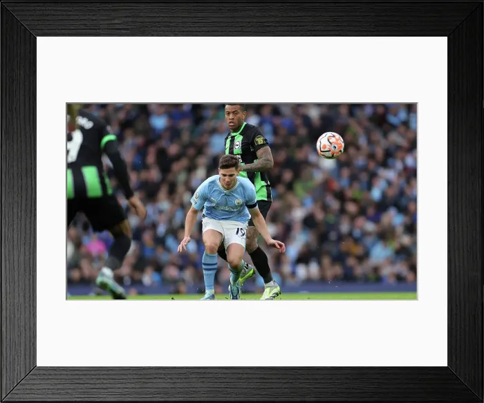 Framed Print : Showdown at Etihad: Premier League Clash - Manchester City vs. Brighton & Hove Albion (21OCT23) Framed Print : Showdown at Etihad: Premier League Clash - Manchester City vs. Brighton & Hove Albion (21OCT23)