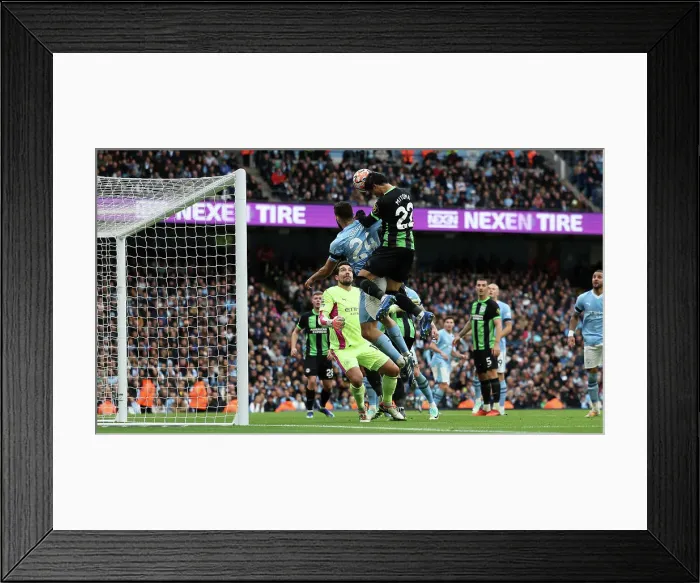 Framed Print : Manchester City vs. Brighton and Hove Albion: October Showdown at Etihad Stadium - 2023 / 24 Premier League Framed Print : Manchester City vs. Brighton and Hove Albion: October Showdown at Etihad Stadium - 2023 / 24 Premier League