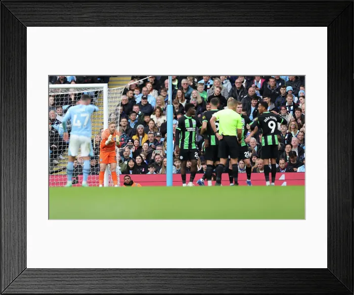 Framed Print : Showdown at Etihad: Premier League Battle - Manchester City vs. Brighton & Hove Albion (21OCT23) Framed Print : Showdown at Etihad: Premier League Battle - Manchester City vs. Brighton & Hove Albion (21OCT23)