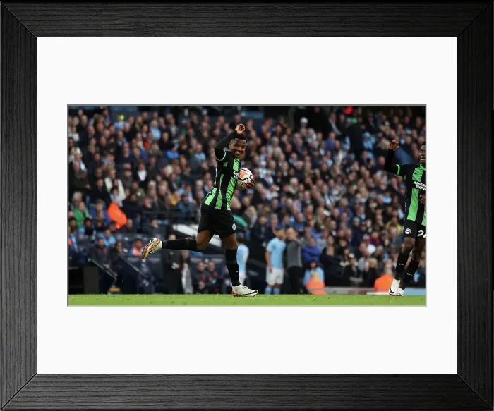 Framed Print : Battle at Etihad: Manchester City vs. Brighton and Hove Albion - Premier League Clash (21OCT23) Framed Print : Battle at Etihad: Manchester City vs. Brighton and Hove Albion - Premier League Clash (21OCT23)