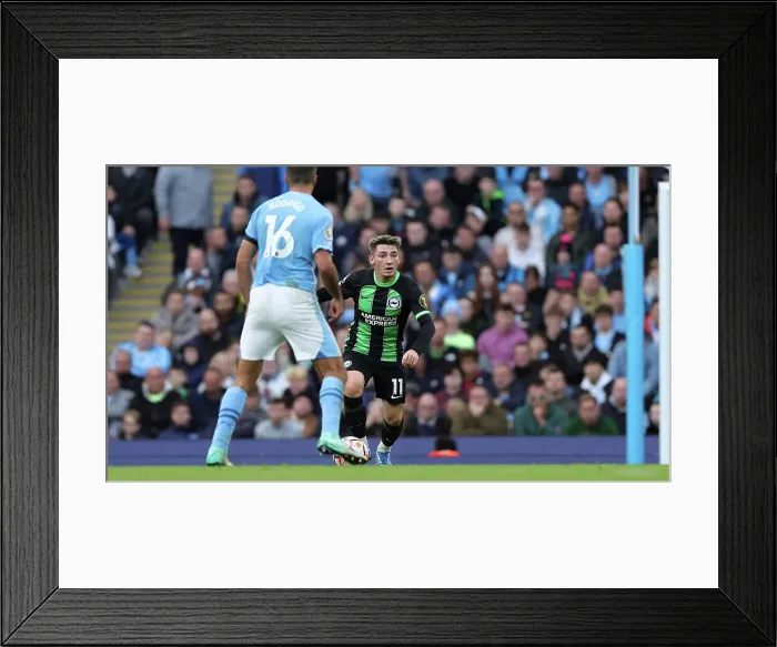 Framed Print : 2023 / 24 Premier League: Manchester City vs. Brighton and Hove Albion Showdown at Etihad Stadium (21OCT23) Framed Print : 2023 / 24 Premier League: Manchester City vs. Brighton and Hove Albion Showdown at Etihad Stadium (21OCT23)
