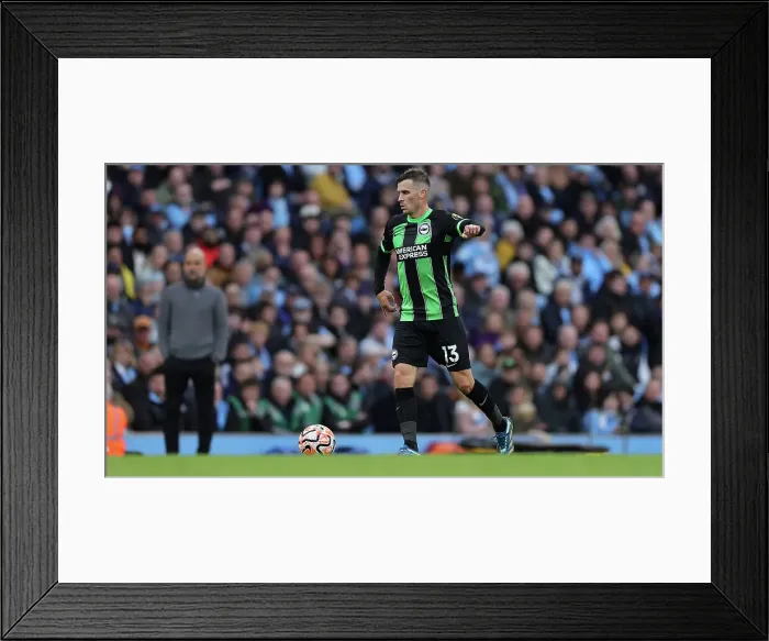 Framed Print : 2023 / 24 Premier League: Intense Manchester City vs. Brighton and Hove Albion Showdown at Etihad Stadium (21OCT23) Framed Print : 2023 / 24 Premier League: Intense Manchester City vs. Brighton and Hove Albion Showdown at Etihad Stadium (21OCT23)