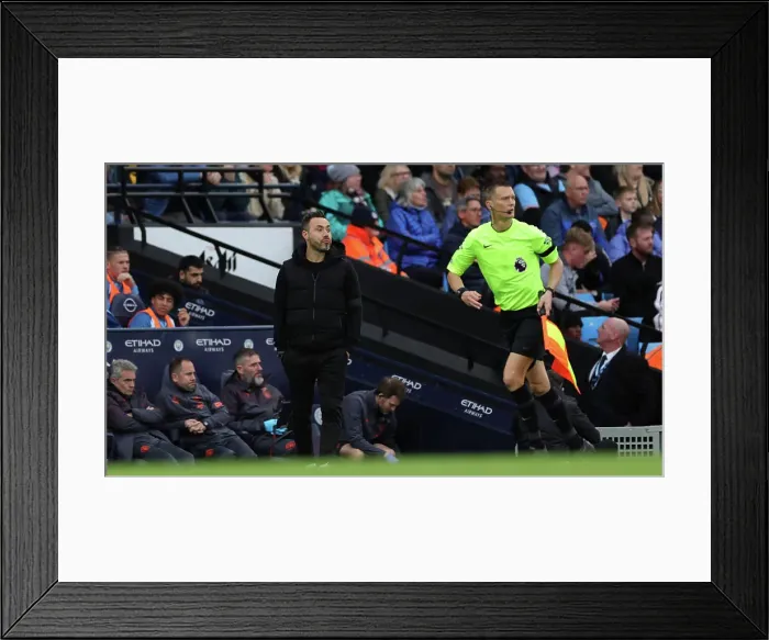 Framed Print : 2023 / 24 Premier League: Thrilling Showdown - Manchester City vs. Brighton and Hove Albion at Etihad Stadium (21OCT23) Framed Print : 2023 / 24 Premier League: Thrilling Showdown - Manchester City vs. Brighton and Hove Albion at Etihad Stadium (21OCT23)