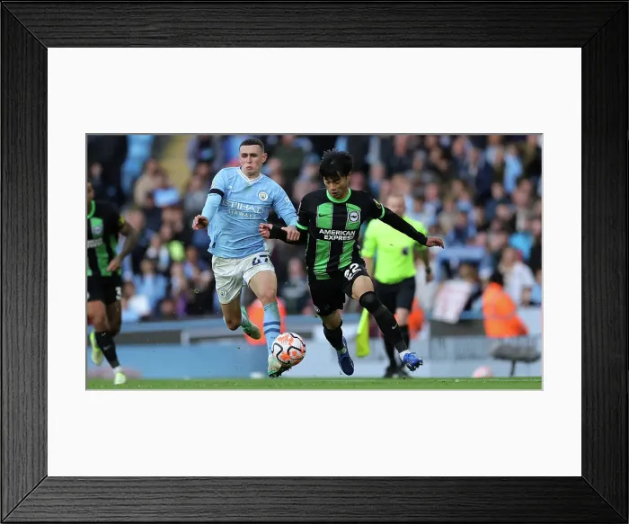 Framed Print : 2023 / 24 Premier League: Thrilling Showdown - Manchester City vs. Brighton and Hove Albion at Etihad Stadium (21OCT23) Framed Print : 2023 / 24 Premier League: Thrilling Showdown - Manchester City vs. Brighton and Hove Albion at Etihad Stadium (21OCT23)