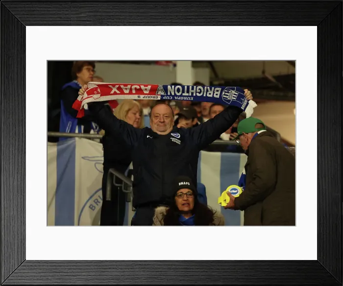 Framed Print : Brighton and Hove Albion vs Ajax: Group B Europa League Clash (26OCT23) Framed Print : Brighton and Hove Albion vs Ajax: Group B Europa League Clash (26OCT23)