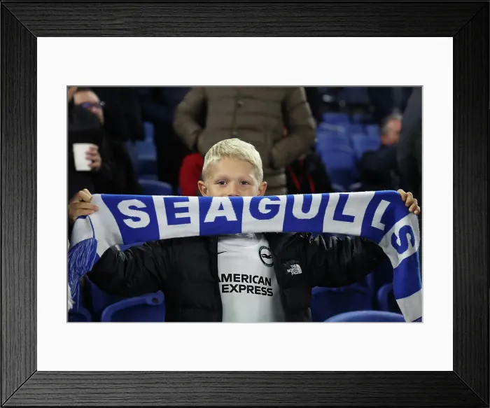 Framed Print : Brighton & Hove Albion vs. Ajax: Europa League Battle in Group B (26OCT23) Framed Print : Brighton & Hove Albion vs. Ajax: Europa League Battle in Group B (26OCT23)