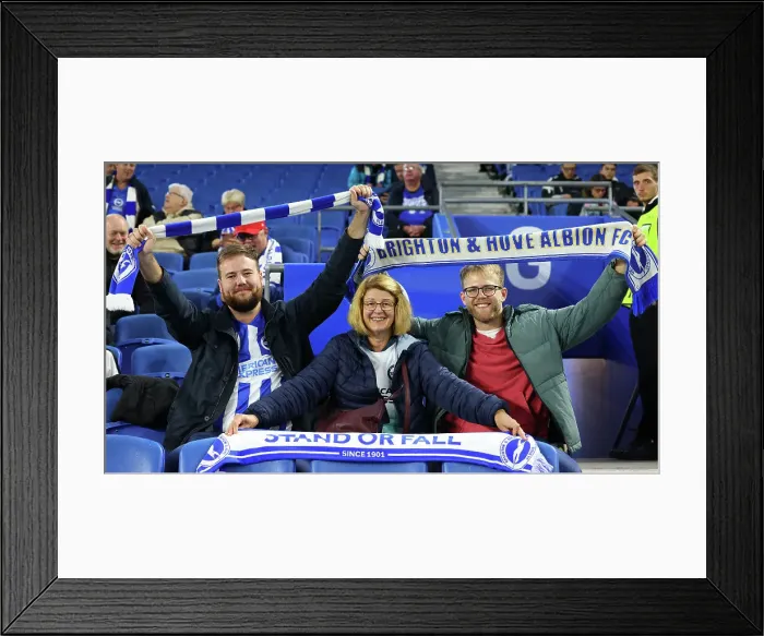 Framed Print : Brighton & Hove Albion vs. Ajax: Europa League Battle, October 2023 Framed Print : Brighton & Hove Albion vs. Ajax: Europa League Battle, October 2023
