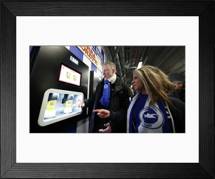 Framed Print : Brighton & Hove Albion vs. Ajax: Europa League Battle, October 2023 Framed Print : Brighton & Hove Albion vs. Ajax: Europa League Battle, October 2023