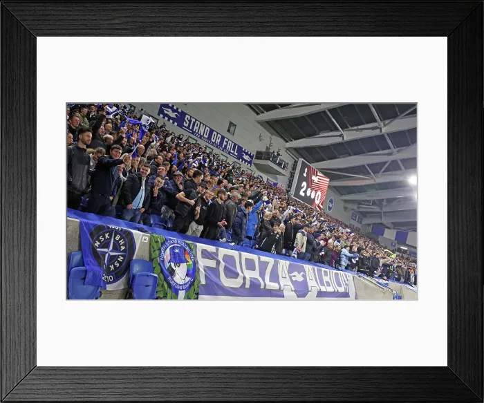 Framed Print : Brighton & Hove Albion vs. Ajax: Europa League Clash, 26th October 2023 Framed Print : Brighton & Hove Albion vs. Ajax: Europa League Clash, 26th October 2023