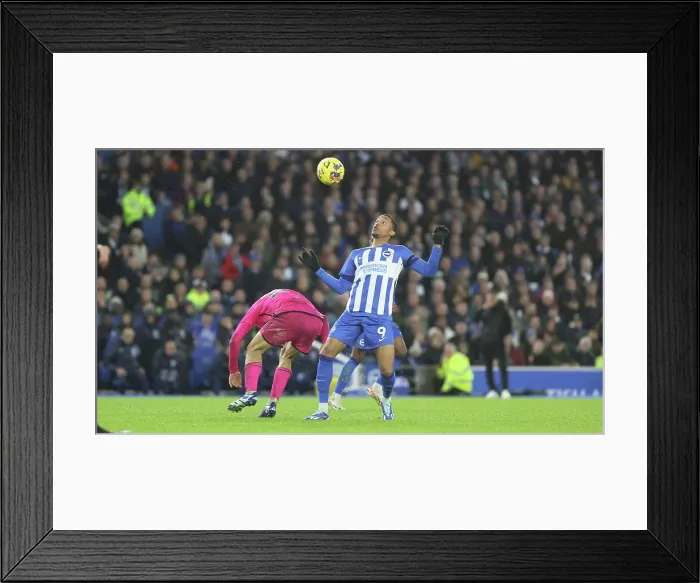 Framed Print : Intense Premier League Showdown: Brighton & Hove Albion vs. Fulham (29th October 2023) Framed Print : Intense Premier League Showdown: Brighton & Hove Albion vs. Fulham (29th October 2023)