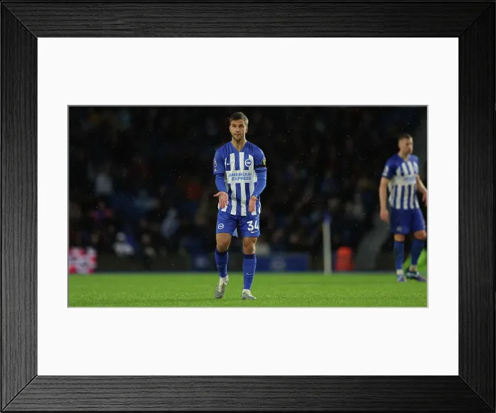 Framed Print : Intense Premier League Clash: Brighton & Hove Albion vs. Fulham (29OCT23) Framed Print : Intense Premier League Clash: Brighton & Hove Albion vs. Fulham (29OCT23)