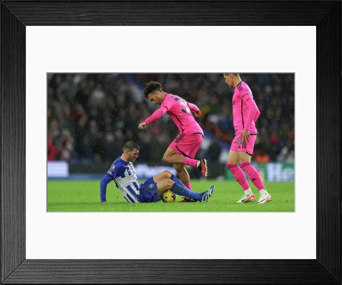 Framed Print : Intense Premier League Showdown: Brighton & Hove Albion vs. Fulham (29th October 2023) Framed Print : Intense Premier League Showdown: Brighton & Hove Albion vs. Fulham (29th October 2023)