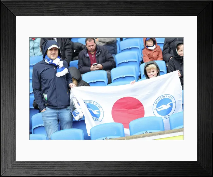 Framed Print : Intense Premier League Showdown: Brighton & Hove Albion vs. Fulham (29th October 2023) Framed Print : Intense Premier League Showdown: Brighton & Hove Albion vs. Fulham (29th October 2023)
