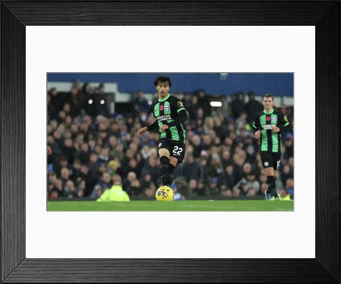 Framed Print : Intense Premier League Showdown: Everton vs. Brighton and Hove Albion at Goodison Park (04NOV23)