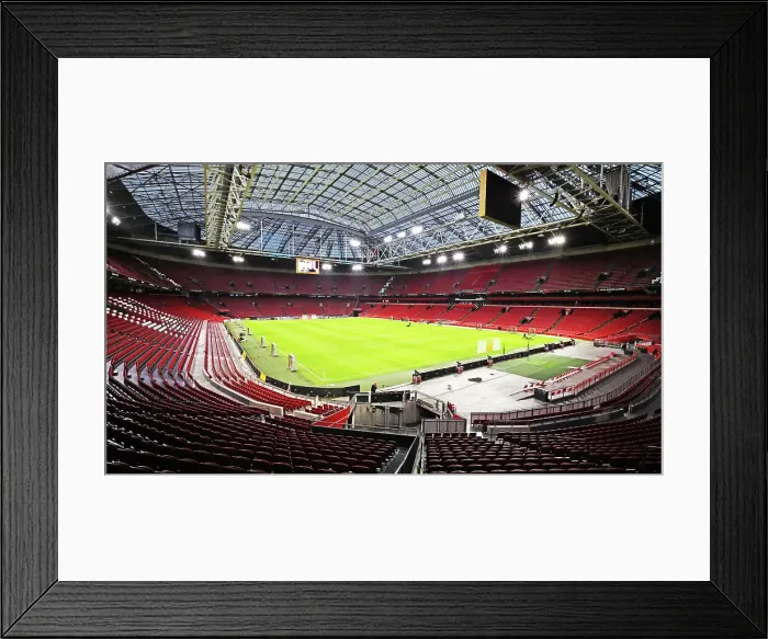 Framed Print : Pre-Match Build-Up: Ajax vs. Brighton & Hove Albion in Europa League (05OCT23) - Johan Cruyff Arena: The Thrill Before the Clash Framed Print : Pre-Match Build-Up: Ajax vs. Brighton & Hove Albion in Europa League (05OCT23) - Johan Cruyff Arena: The Thrill Before the Clash