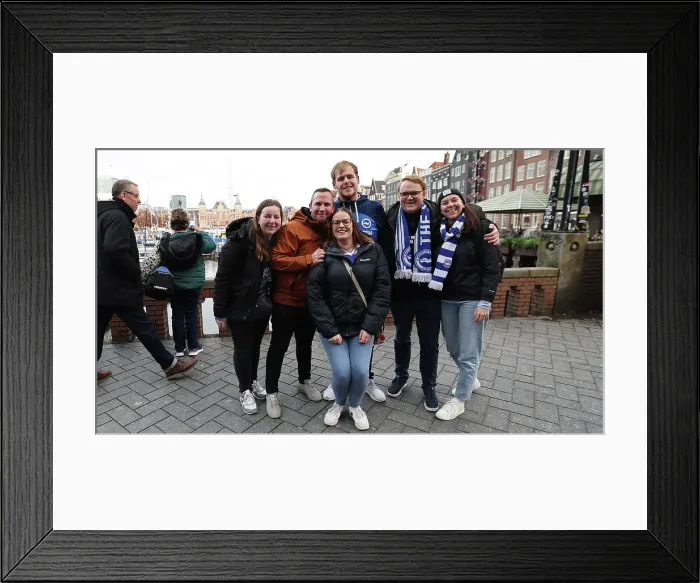 Framed Print : Europa League Showdown: Ajax vs. Brighton & Hove Albion Pre-Match Build-Up at Johan Cruyff Arena (09NOV23) Framed Print : Europa League Showdown: Ajax vs. Brighton & Hove Albion Pre-Match Build-Up at Johan Cruyff Arena (09NOV23)