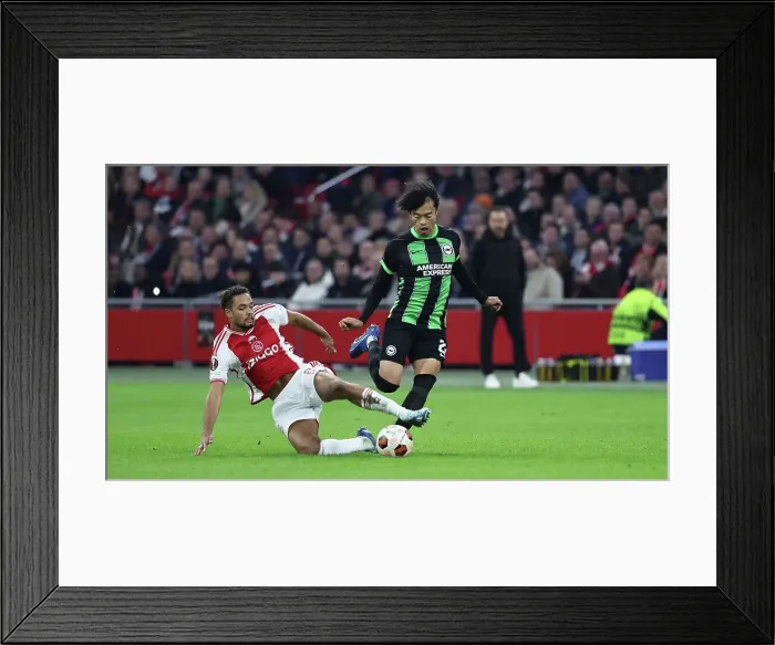 Framed Print : Europa League Showdown: Ajax vs. Brighton & Hove Albion at Johan Cruyff Arena (09.11.23) Framed Print : Europa League Showdown: Ajax vs. Brighton & Hove Albion at Johan Cruyff Arena (09.11.23)